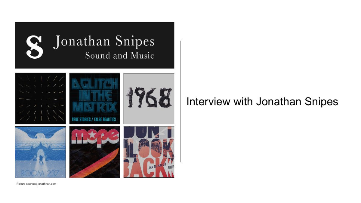 Interview with Jonathan&nbsp;Snipes