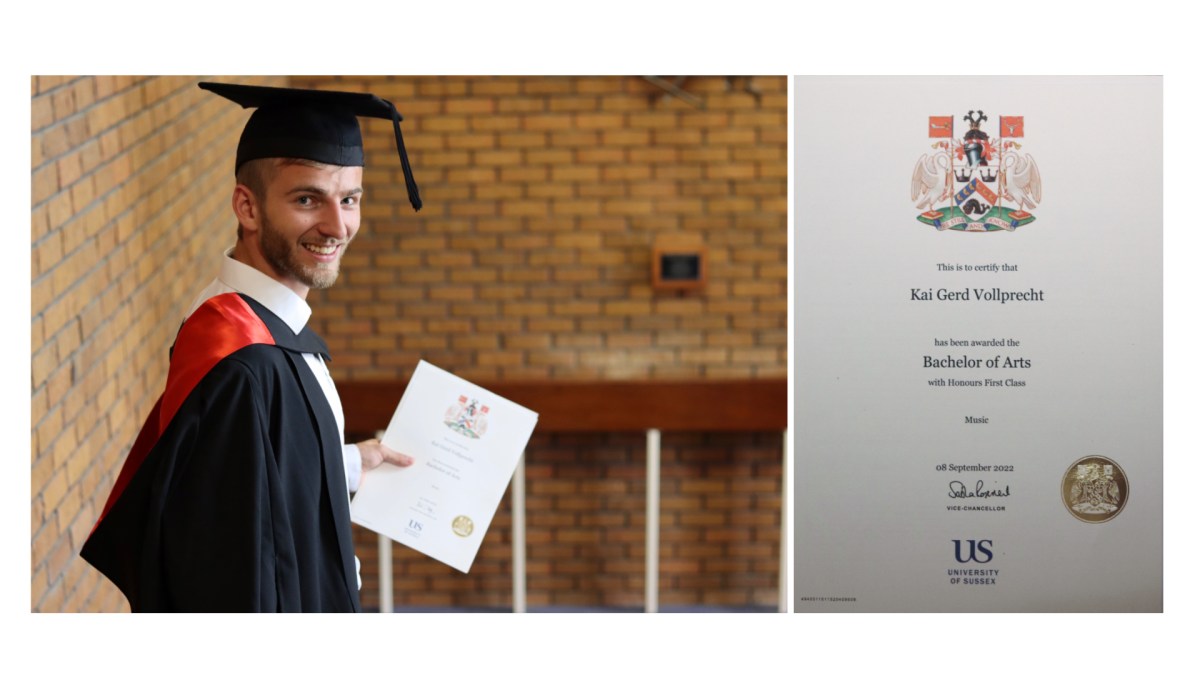 BA Graduation with Music&nbsp;Prize