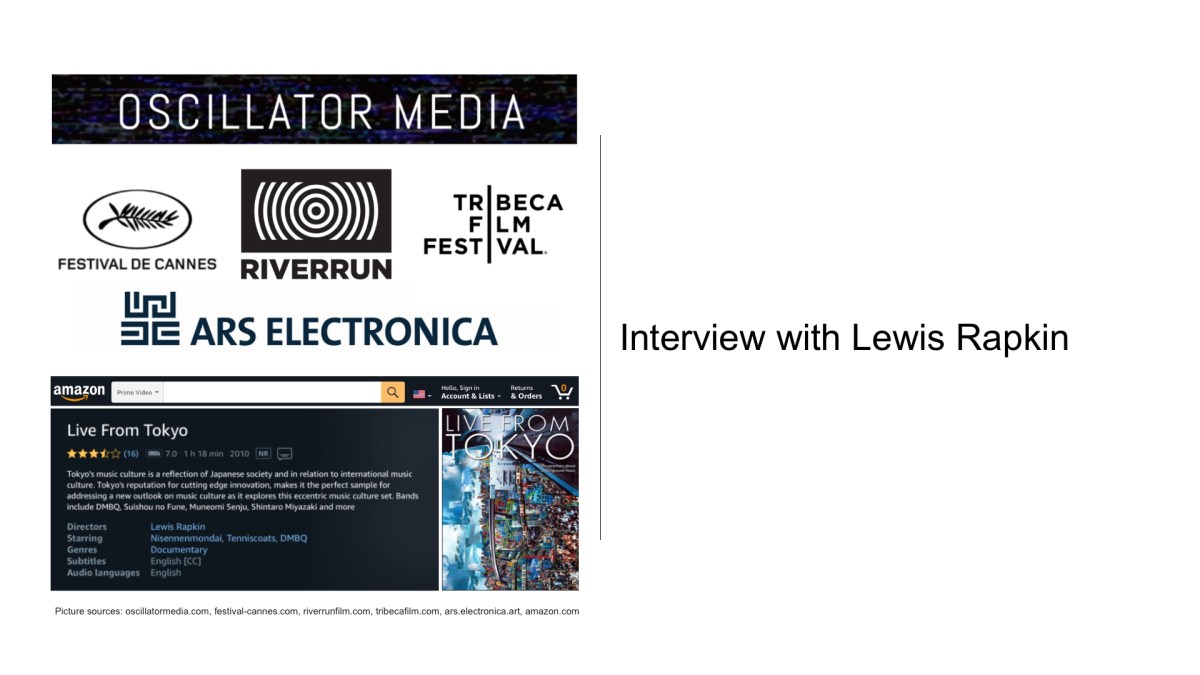 Interview with Lewis Rapkin (Oscillator&nbsp;Media)